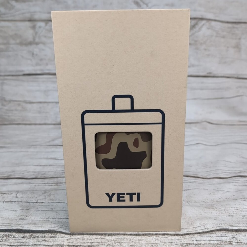 Yeti Wetland Camo Flask And Funnel New